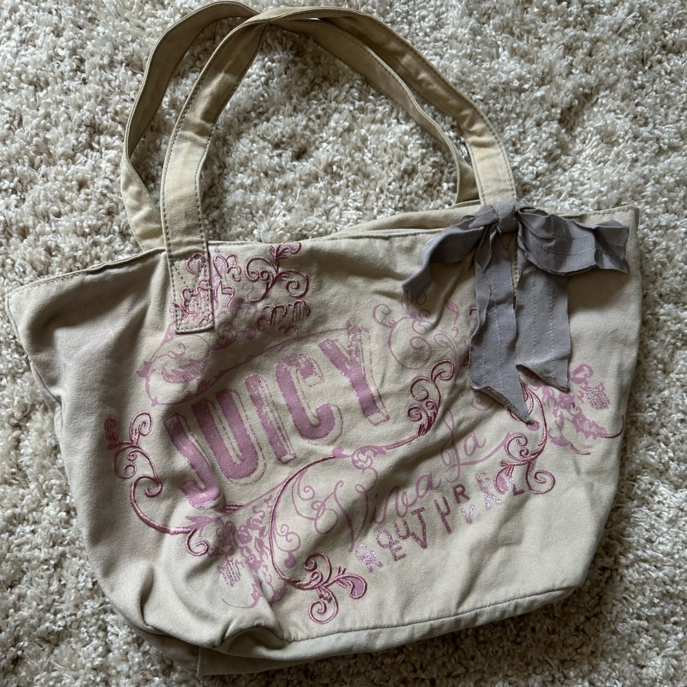 Juicy Couture Original Canvas Tote Bag